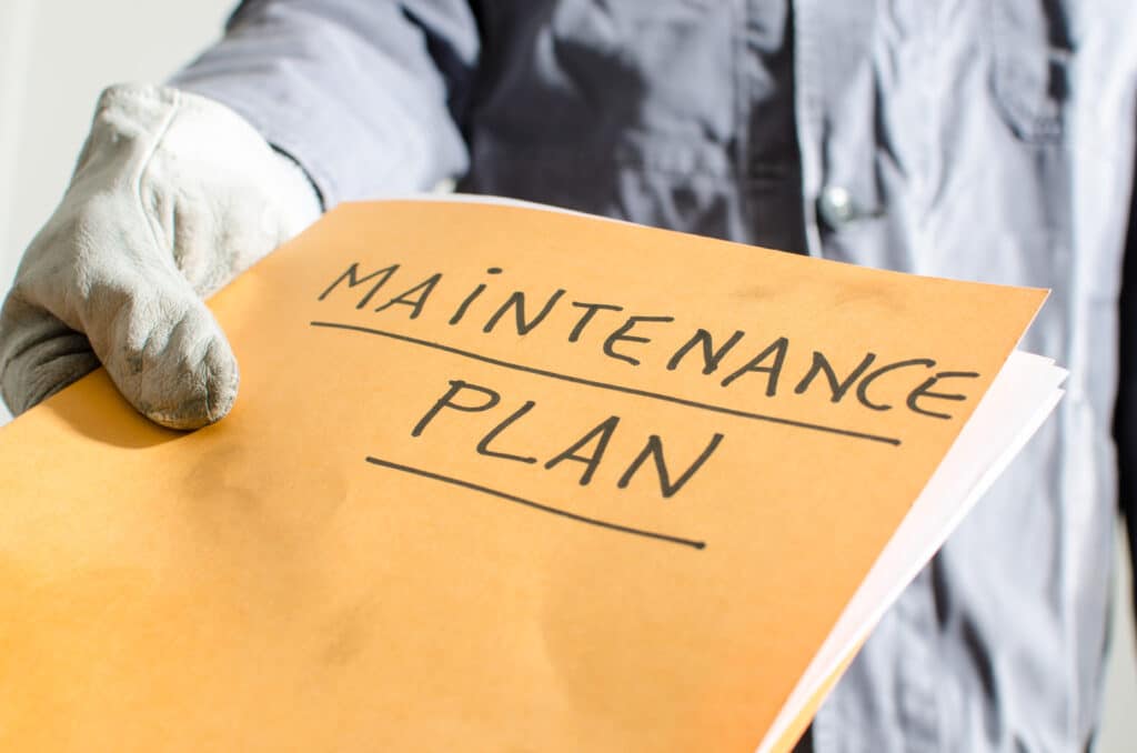 Outdated maintenance plan